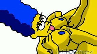 marge simpson and her soncartoon