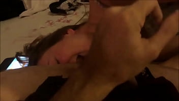 straight guy forced by girl to give blowjob