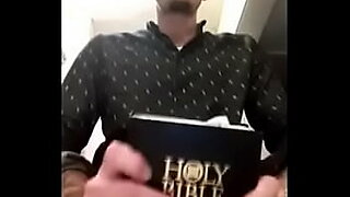 cumshot on a bible