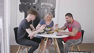 son fucks mom hard when dad is at home