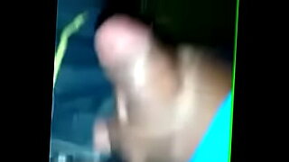 busty schoolgirl glasses fingering herself while sucking guy cum boobs bus