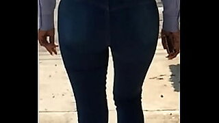 german mature ass in tight jeans voyeur walk street