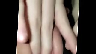 asian girl getting her tiny tits rubbed hairy pussy licked legs tied in the hotel room