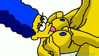 cartoon lesbian porn of marge simpson and lisa simpson