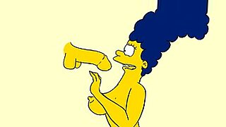 marge bart simpson follando