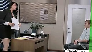 office brunette mason moore and johnny sins