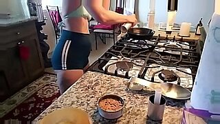 mum n son fuck in kitchen