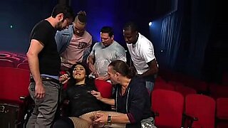 restrained wood creampie gangbang