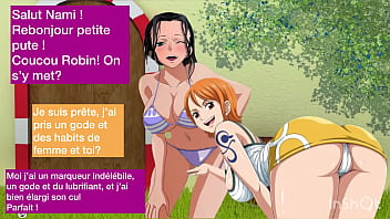 nami and luffy hentai