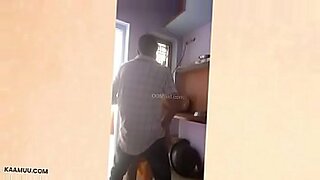 son helps stuck stepmother in kitchen and fuck