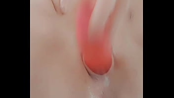 bbw up close creampie filled pussy play