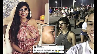 mia khalifa with 5 guys