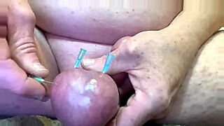 big round busty tit and cock massage