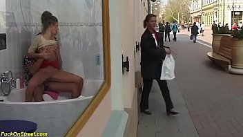 russian fuck wife with agent pov public