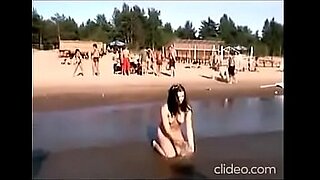 hot strip girl infront of video
