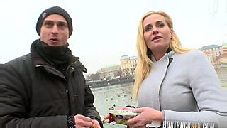 russian tourist fucks big cock stranger in public