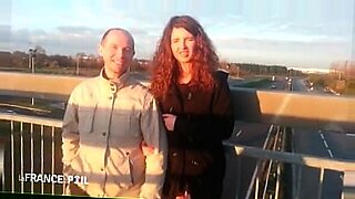 daring sex brunette fuck on the big bridge