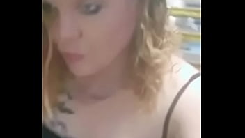 jessica amateur blonde masturbating her pussy with a monster dildo