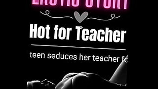 schoolgirl getting her tits and hairy pussy rubbed licked sucking her teacher nipples in the bedroom
