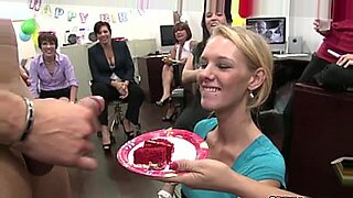 college girls eating pussy with party crowd watching