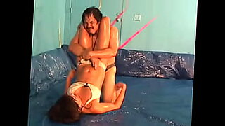 2 asian girls licking pussies 69 sucking nipples on the wrestling mat