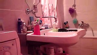 hot blonde masturbqtion in the bathroom and she show how to wear a girl bra and panty