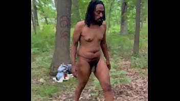 horny black girl fuck outside